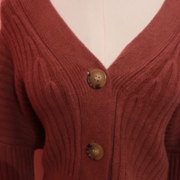 Dynamite Cozy Knit Button-Up Sweater - Picture 4 of 5